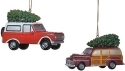 Roman Holidays 134111 Set of 2 Ornaments 68 Bronco and 48 Woody