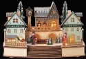 Roman Holidays 134128 LED Town Square With Rotating Train
