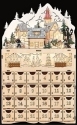 Roman Holidays 134176 LED Mountain Village Countdown Advent Calendar