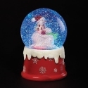 Roman Holidays 134187 100MM LED Swirl Dome Snowman Hug Glitterdome