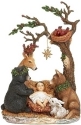 Roman Holidays 134291 Baby Jesus Under Tree With Animals Figurine
