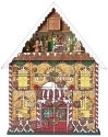 Roman Holidays 134355 LED Musical Gingerbread Countdown House - No Free Ship