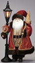 Roman Holidays 134463 Santa with LED Lamppost - No Free Ship