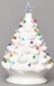 Roman Holidays 134654 LED Vintage White Tree With Colored Bulbs