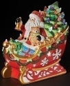 Roman Holidays 134656 LED Santa in Sleigh Figurine