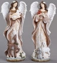 Roman Holidays 134703 Angel With Holly Figurines Set of 2