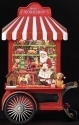 Roman Holidays 134744 LED Swirl Santa in Toy Shop