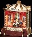 Roman Holidays 134881N LED Swirl Musical Nutcracker on Stage Figurine