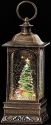 Roman Holidays 134898N LED Swirl Lantern With Xmas Tree Scene