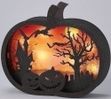 Roman Holidays 134918 LED Jack O Lantern With Spooky Scene