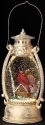 Roman Holidays 134981N LED Swirl Lantern With Cardinals