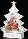 Roman Holidays 134990N LED Swirl Tree With Cardinal Scene