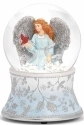 Roman Holidays 135031 100MM Angel and Cardinal Musical Glitterdome