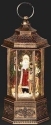 Roman Holidays 135100N LED Swirl Santa and Animals in Lantern