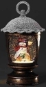 Roman Holidays 135141N LED Swirl Lantern with Snowman and Animals