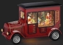 Roman Holidays 135144N LED Swirl Truck With Santa and Snowman