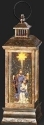 Roman Holidays 135147 LED Swirl Bronze Lantern With Lit Star