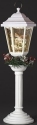 Roman Holidays 135150N LED Swirl Lamp Post With Santa