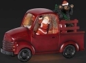Roman Holidays 135151N LED Swirl Truck With Santa and Bear