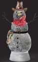 Roman Holidays 135158N LED Swirl Cowboy Snowman