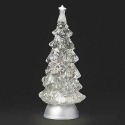 Roman Holidays 135166N LED Swirl Tree on Silver Base