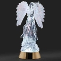 Roman Holidays 135185N LED Swirl Angel With Tricolor Lit Wings