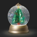 Roman Holidays 135188 LED Swirl Rotating Christmas Tree Dome