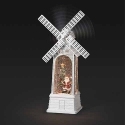 Roman Holidays 135208 LED Musical Swirl Windmill With Santa