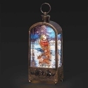 Roman Holidays 135238 LED Swirl Lantern With Santa on Sleigh