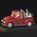 Roman Holidays 135254N LED Swirl Truck With Santa Driver NoFreeShip
