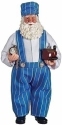 Roman Holidays 135291 Santa as Train Conductor Fabric Mache Figurine