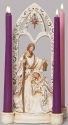 Roman Holidays 135328 Holy Family With Arch Candle Holder Figurine