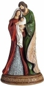 Roman Holidays 135371 Holy Family with Fleur de Lis Pattern Figurine