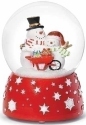 Roman Holidays 135409 100MM Snowmen With Gifts Musical Glitterdome