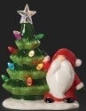 Roman Holidays 135413 LED Gnome With Vintage Tree