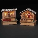 Roman Holidays 135443 LED Christmas Shop Ornament Set of 2