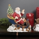 Roman Holidays 135682N Santa in Sleigh Stocking Holder