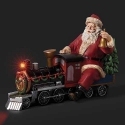 Roman Holidays 135693 LED Musical Santa Riding Train