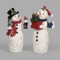 Roman Holidays 135695 Set of 2 Snowman Figurines