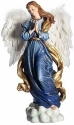 Roman Holidays 135740 Angel With Blue Dress and Feather Wings Figurine - No Free Ship