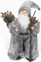 Roman Holidays 135931 Santa in Grey Coat With Cardinal