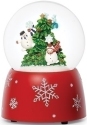 Roman Holidays 136037N 100MM Musical Snowman Dome