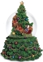 Roman Holidays 136051 100MM Musical Tree Dome With Santa and Deer