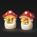 Roman Holidays 136090N 65MM Lighted Gnome Dome Set of 2