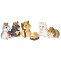 Roman Holidays 136131 Hamster Nativity Pageant 6 Piece Set