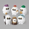 Roman Holidays 136132 Snowy Owl Nativity Pageant 6 Piece Set