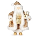 Roman Holidays 136153N Gold Santa Holding Violin and Bells