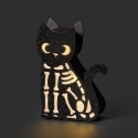 Roman Holidays 136373 Black Cat Bones Lighted Halloween Figurine