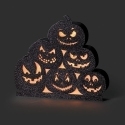 Roman Holidays 136376N Lighted Jack O Lantern Pile Figurine