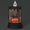 Roman Holidays 136380 Lighted Mini Candle Dome With Halloween Cat